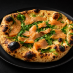 pizza saumon
